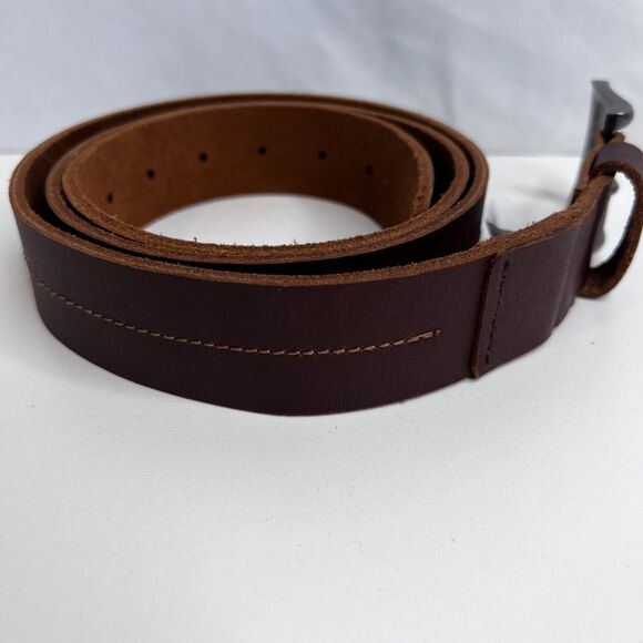 Levi Strauss Signature NWT Brown Full Grain Leather Belt Size 46-48 - Picture 2 of 8